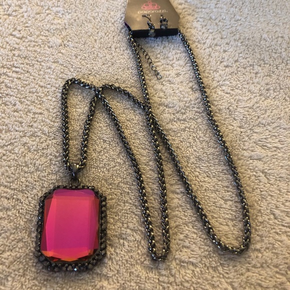 Paparazzi Let Your heir Down multi necklace